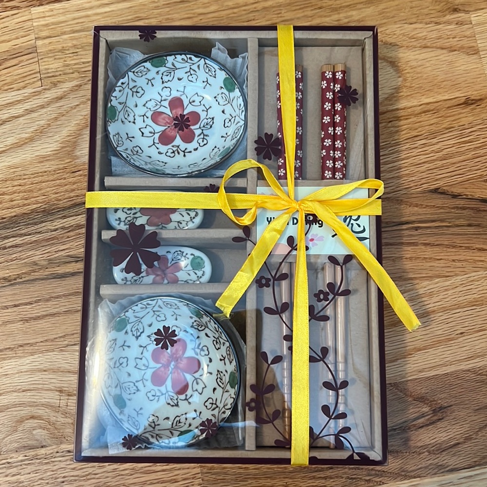 Sushi plates set 8pc, ceramic 🍣